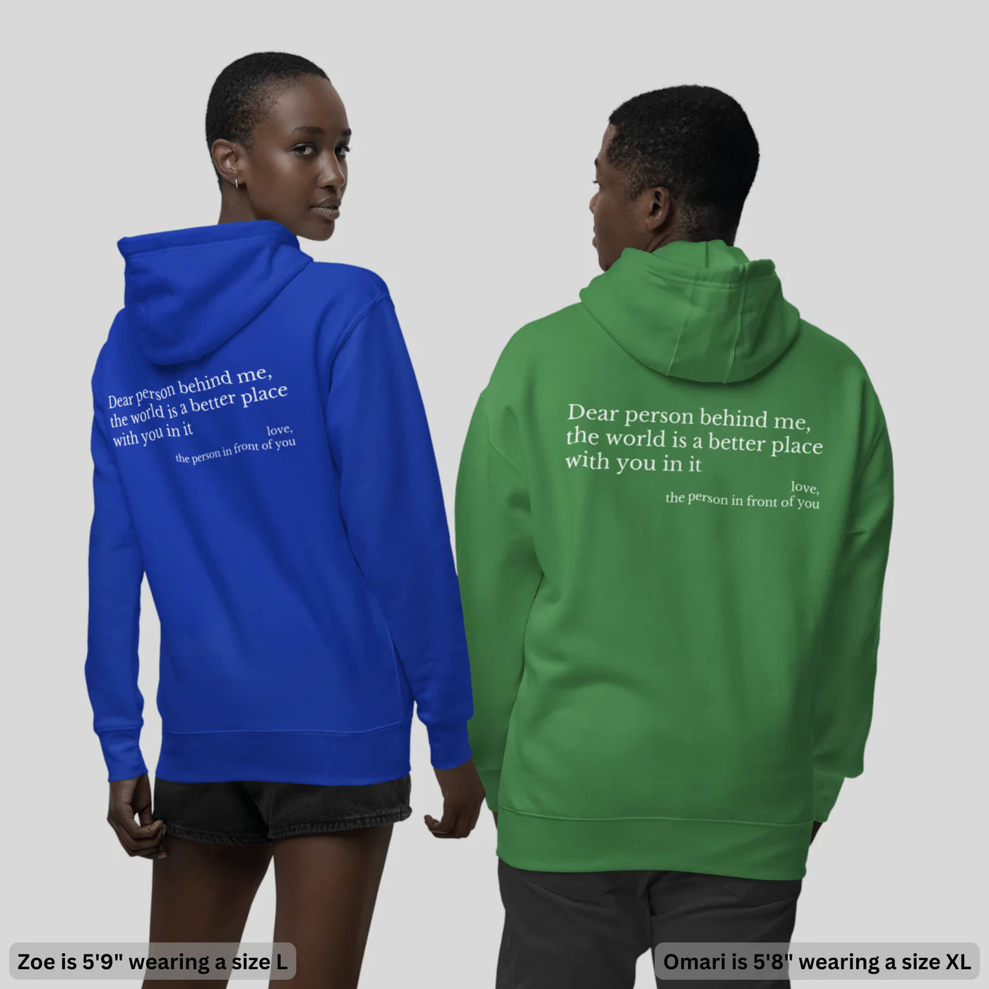 The Original " Dear Person Behind Me " Hoodie